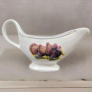 National Wild Turkey Federation Gravy Boat Pitcher Thanksgiving Holiday Fall